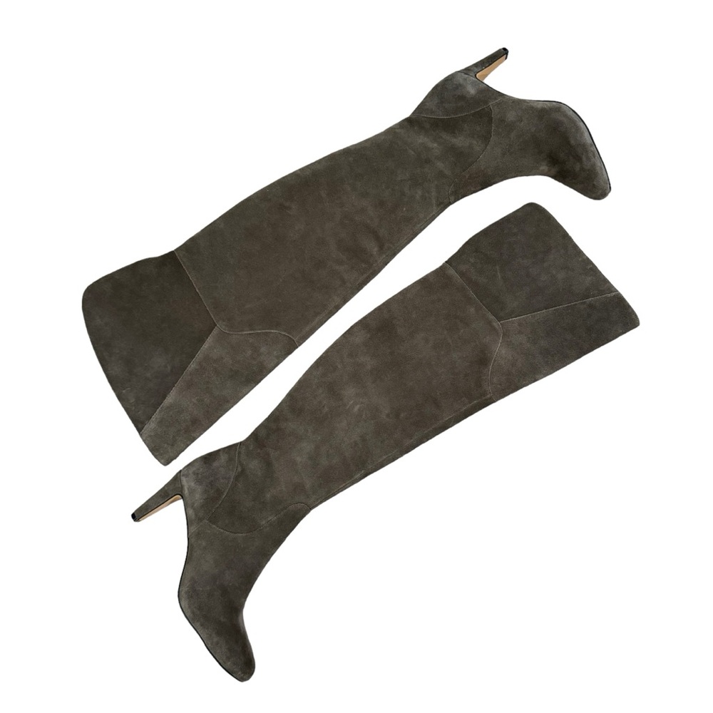 NEW Vince Camuto Boots Armaceli Suede Leather Over The Knee Boots